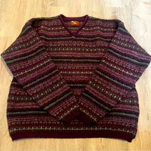 Vintage 90’s Made in the USA wool ladies sweater